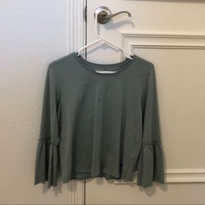 Abercrombie & Fitch baby doll cropped shirt